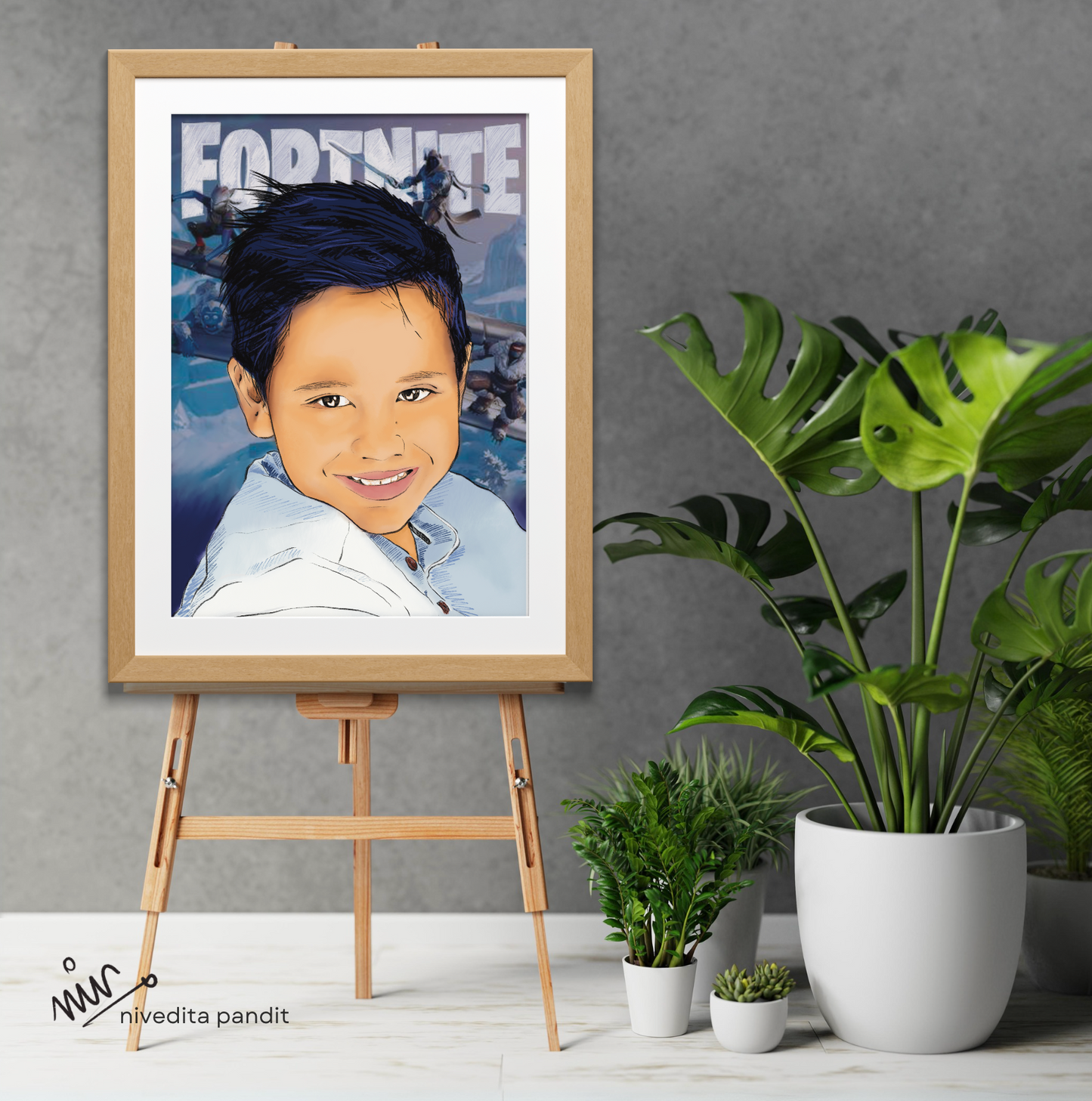 Digital Portrait (One Face)